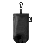 Sac shopping pliable en RPET recyclé - 26g - Couleur noire_1