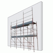 Structure d’échafaudage offrant une charge maximale de 300 daN/m²
