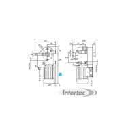 GW10100 - Motoréducteur 100 Nm livré avec accouplement - Intertec - 400V, 0.9/0.5A_1