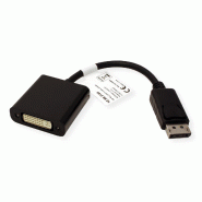 VALUE Adaptateur DisplayPort - DVI, DP M-DVI F, 0,15 m_1