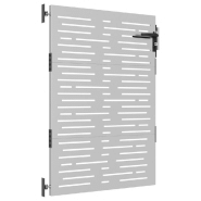 Vidaxl portail de jardin 85x125 cm acier corten conception de carré 153246_1