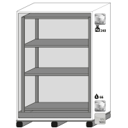 Armoire de sécurité pour produits dangereux XL-CLASSIC-90 - modèle XL90.222.155.WDAS - Réf 30382-001-38671 - stockage fûts 200L - certifiée NF EN 14470-1_1