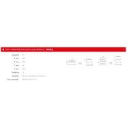 CRHB-3 - Cric hydropneumatique à 3 boudins 2T - Sam Outillage - 560mm de levage - Poids : 18kg_1