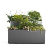 Intal 133147 - Jardinières en béton sablé ou peint - Komserwis - Hauteur 45 cm_1