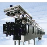 Laveuse de caisses empilables et panières avec haute efficacité