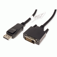 Value câble displayport dp m - dvi-d m, noir, 1 m_1