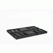 Bac pliable avec verrou actif 619 - Design amélioré, pliable et empilable, capacité 42L_1