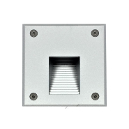 Éclairage extérieur mural encastrable LED carré - robuste pour circulation et architecture - Warren 4250031_1