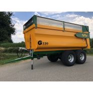 Benne monocoque Gourdon SA avec châssis renforcé en acier