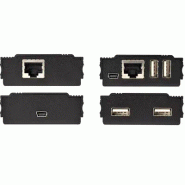 Hub USB 2.0 sur Cble Ethernet CAT5e/CAT6 Unique (RJ45) - 4 Ports - 100m - Concentrateur Extension U_1