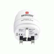 SKROSS Adaptateur de voyage Europe vers Royaume-Uni, pour appareils à 2 et 3 pôles_1