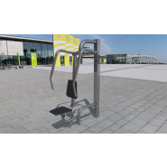 Station Push en acier inoxydable - Référence SPUSH - Équipement de fitness extérieur pour plateau sportif_1