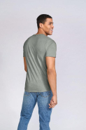 T-shirt homme col rond Softstyle - Réf: GI6400 - 100% coton ring spun pré-rétréci_1