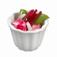 Verrine cannelé céramique 53ml blanc - par 144_1
