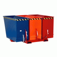 Benne basculante à compartiments trio 3x600l_1