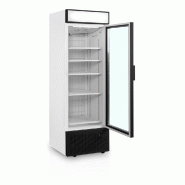 Congélateur vertical de vitrine Ventilé L.680mm 440L ext.Blanc TEFCOLD_1