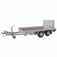 Remorque porte-engins Hulco TERRAX-2 2601 BASIC 2,6T - 2 essieux - 294x150 cm_1