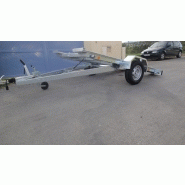 Remorque porte-engins Jalon MINI PV750 - 0,75T, 2,6m, 1 essieu - non freinée_1