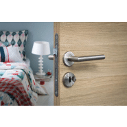 Serrure à encastrer Monomax NF - Têtère inox pour porte intérieure - Réversible sans démontage - Garantie 10 ans_1