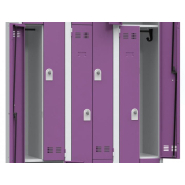 Vestiaire monobloc gain de place - ref : vl1cm_1