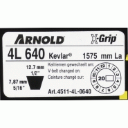 Courroie trapézoïdale X-Grip V - Type 4L640_1