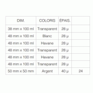 Rubans adhésifs PP - Large gamme pour fermeture de caisses carton - Transparent, havane ou blanc_1