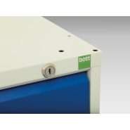 Armoire à porte et à tiroir Verso - blocage des tiroirs - 4 tiroirs et 2 portes - 16925465_1