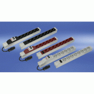 Bâti de prises SCHROFF, 2P+T, avec entrée Wieland®, 19