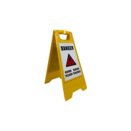 Chevalet de signalisation 'DANGER' (fond blanc) - BCS-YELLOW-DB_1