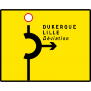 Panneau de voirie temporaire KD42B - Déviation - Signalisation de carrefours complexes_1