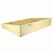 Tablette bois inclinée 3 séparation 60x40cm -_1