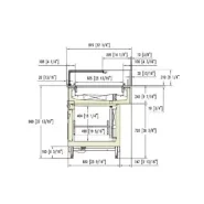Vitrine service arrière à cuve plate pour pâtisserie, chocolaterie et sandwicherie - DAHLIA_1