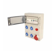 Armoire électrique de chantier conforme NF C 15-100 - Distribution électrique pour immeuble en construction - H2MC_1