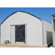 Entrepôt agricole avec faîtière double courbe en treillis pour  environnements  plus exigeants - Multiart TR_1