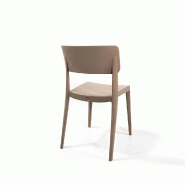 Wing - Chaise empilable en polypropylène sable_1