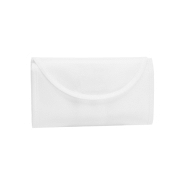 Sac shopping pliable - Non-woven 70 g/m² - Blanc - Taille pliée 185×87 mm_1