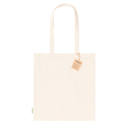Tote bag - sac shopping en coton biologique - anses longues - 140 g/m²_1