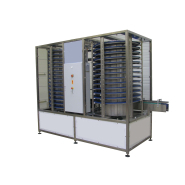 Elévateur à spirale pour  l'ascension ou la descente de manière hélicoïdale de produits en continu_1