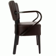 Fauteuil restaurant Amsterdam - MARRON_1