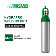 HYDRAPRO SIAD - Mélanges Ar/H2 pour TIG inox austénitiques/duplex - haute performance et découpe plasma - bouteilles B50, B20 et B10
