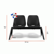 Poutre d'accueil BAKEA - Sokoa - 2 places, Vert_1