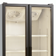 Vitrine réfrigérée FS - 2 ou 3 portes - Cadre aluminium noir - Froid ventilé - Référence FS890H_1