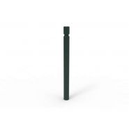 Pot6100 - potelet fixe Nathan Urban'NT - acier Ø76mm, tête plate, hauteur 1000 mm hors-sol_1