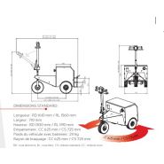 PTA-1/PTA-1+ - Tracteur pousseur - STI Constructeur - Capacité maximale supportée 2000 kg - Dimensions compactes_1