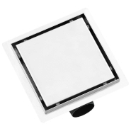 Vidaxl drain de douche avec couvercle 2 en 1 18x18 cm acier inoxydable 145994_1