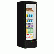 Vitrine réfrigérée murale positive 1 porte vitrée - 459 L - Noir | Tefcold - AtomMaxiC1DB_1