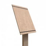 421-022 - Porte-visuel de comptoir en bois avec élastiques - Etiq Création - Design éco-responsable_1