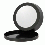 Cloche à fromage noire avec fenetre pvc Ø26 -_1