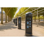 Magnum - borne de distribution d'énergie fixe - aloes red - poids 20kg