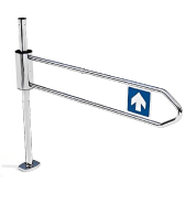 Portillon magasin extensible bidirectionnel - Ouverture 0° à 180° - Bras 870mm à 1100mm_1